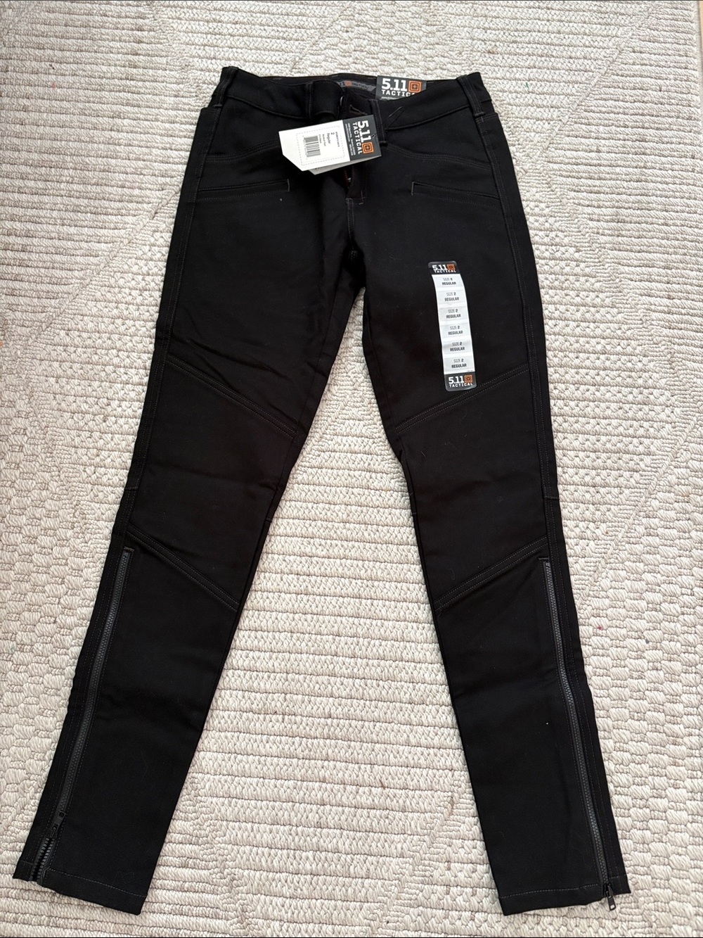 5.11 Tactical Black Straight-Leg Performance Pants